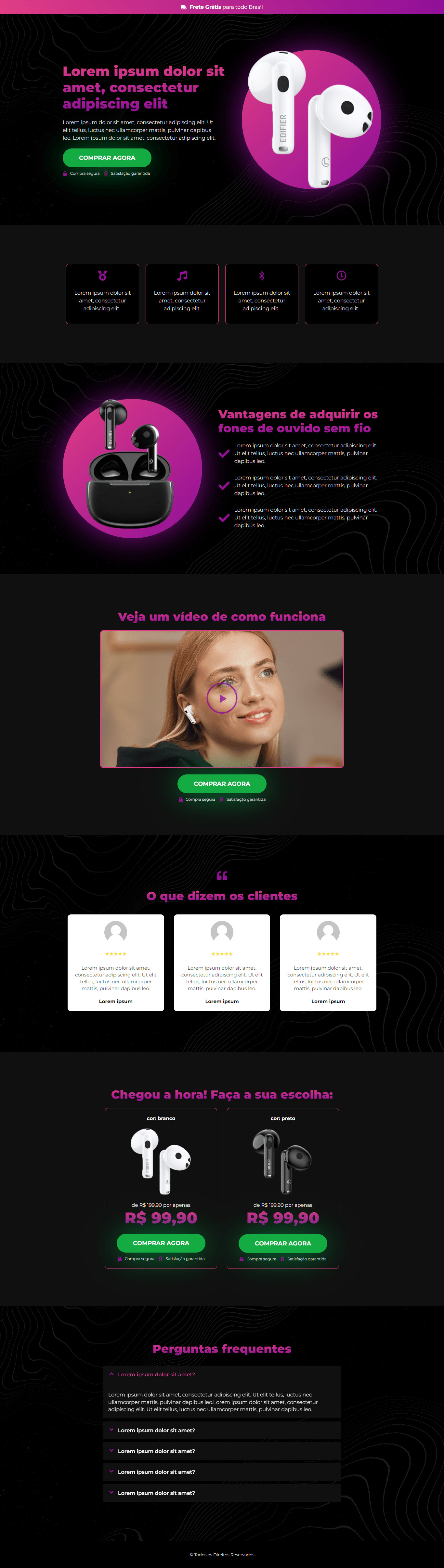 Landing Page Dropshipping