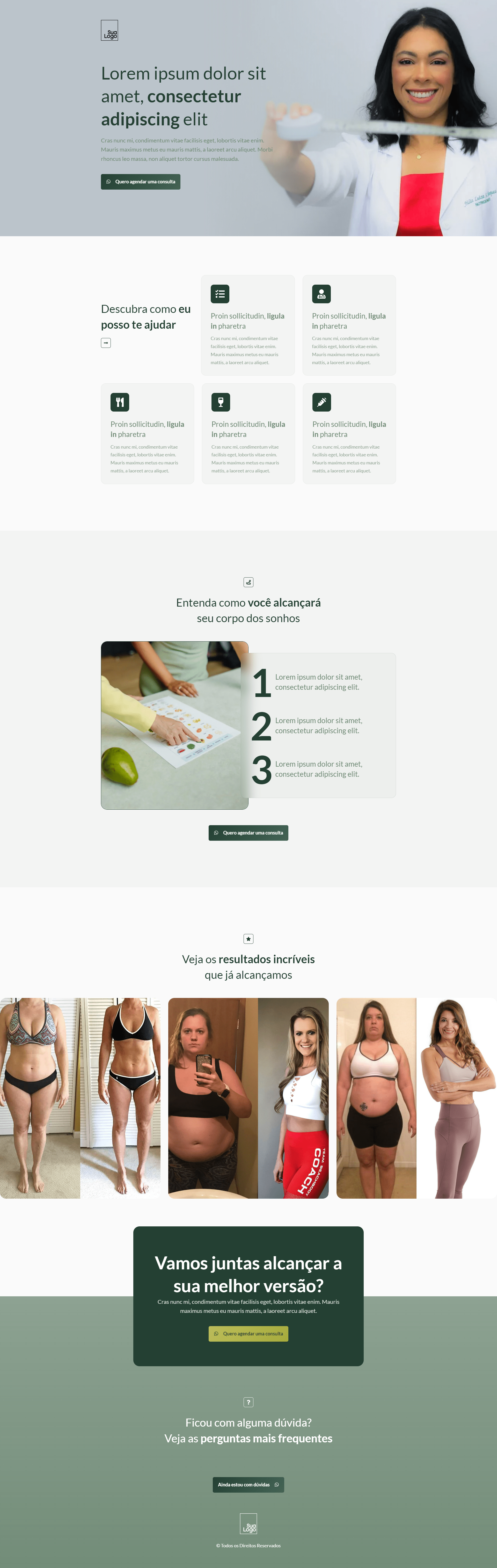 Landing Page Nutricionista